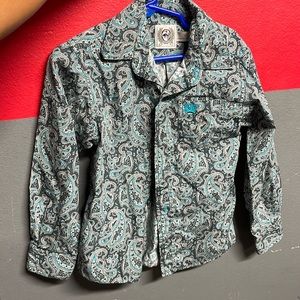 Boys cinch 3T cowboy shirt